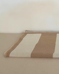 ALFOMBRA REVERSIBLE BEIGE Y TIERRA